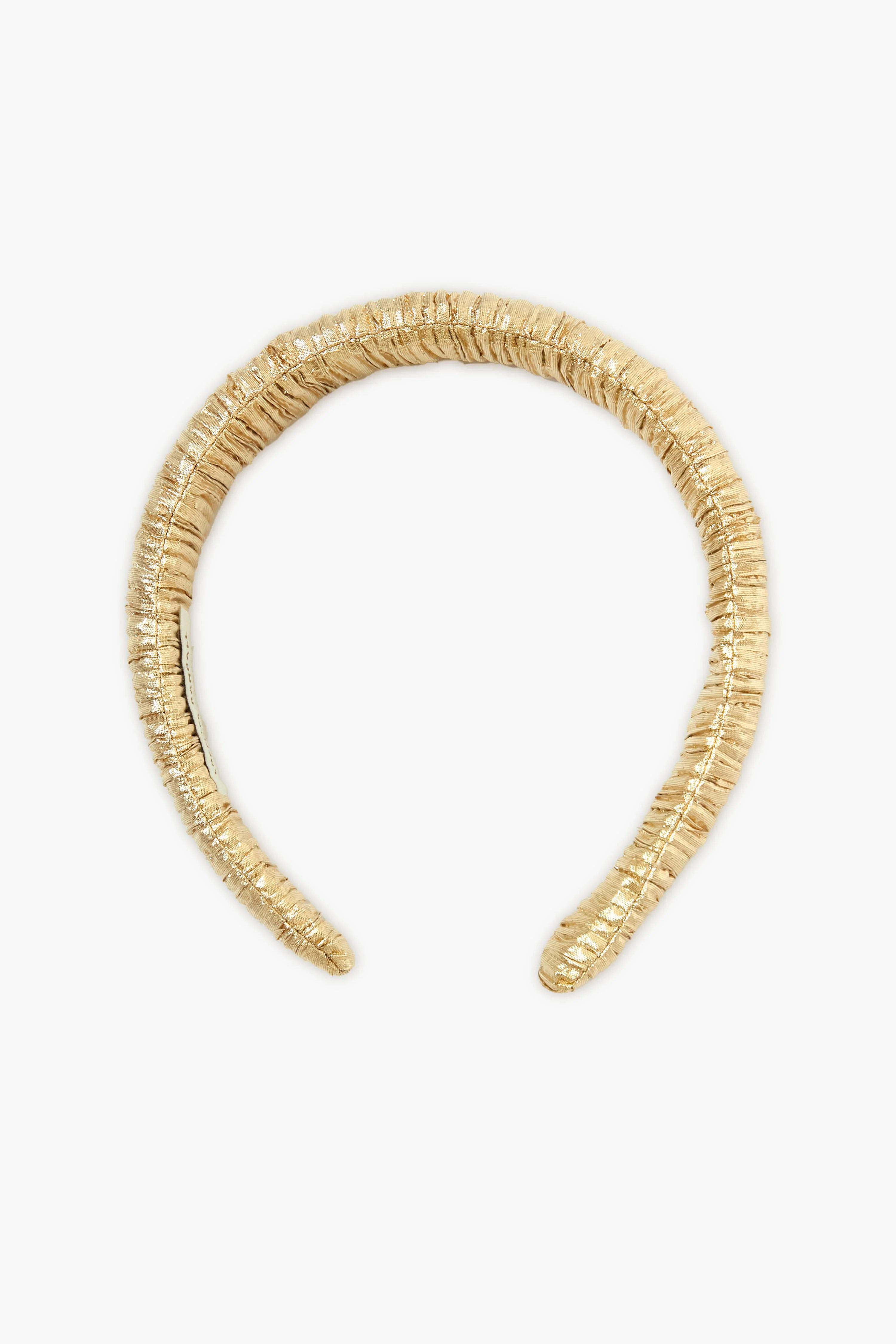 Gold Marina Puffy Headband 
                Loeffler Randall | Tuckernuck (US)