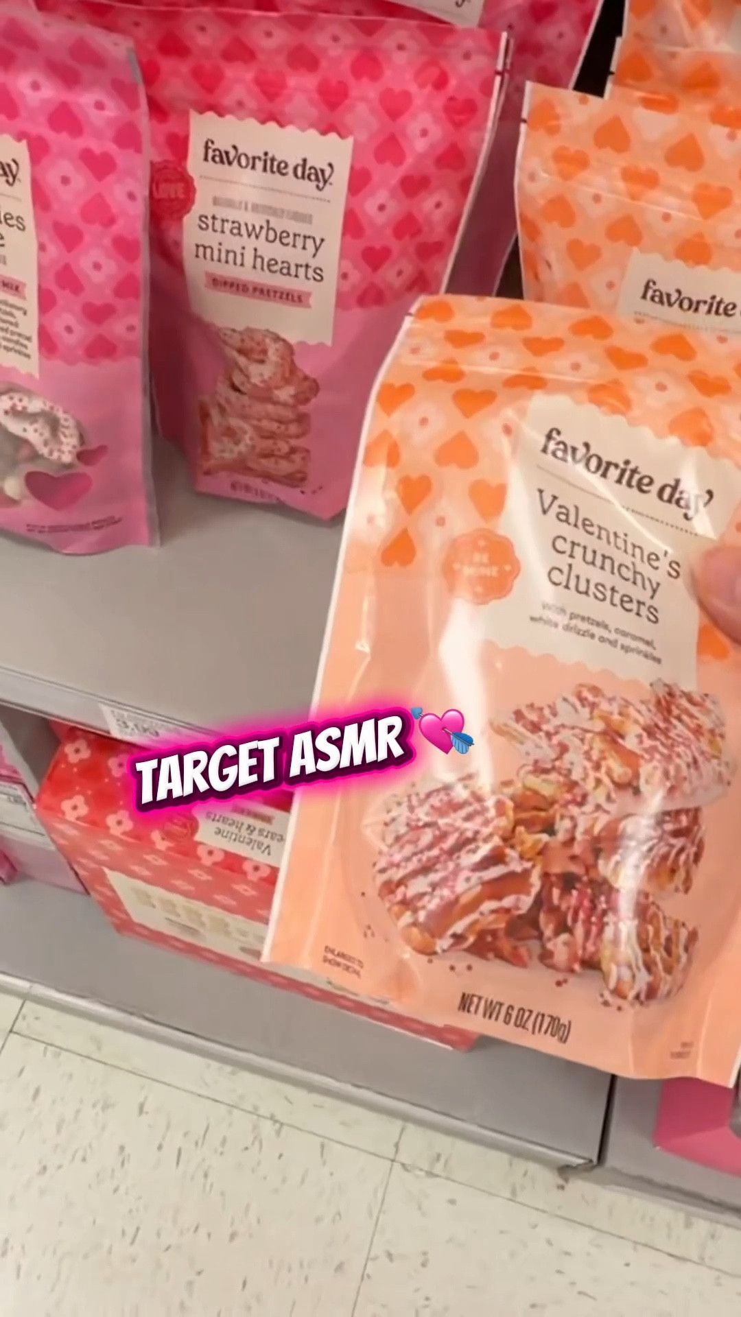 ASMR sounds while browsing the Valentine’s Day Candy aisle at Target!  

#asmr #asmrshopping