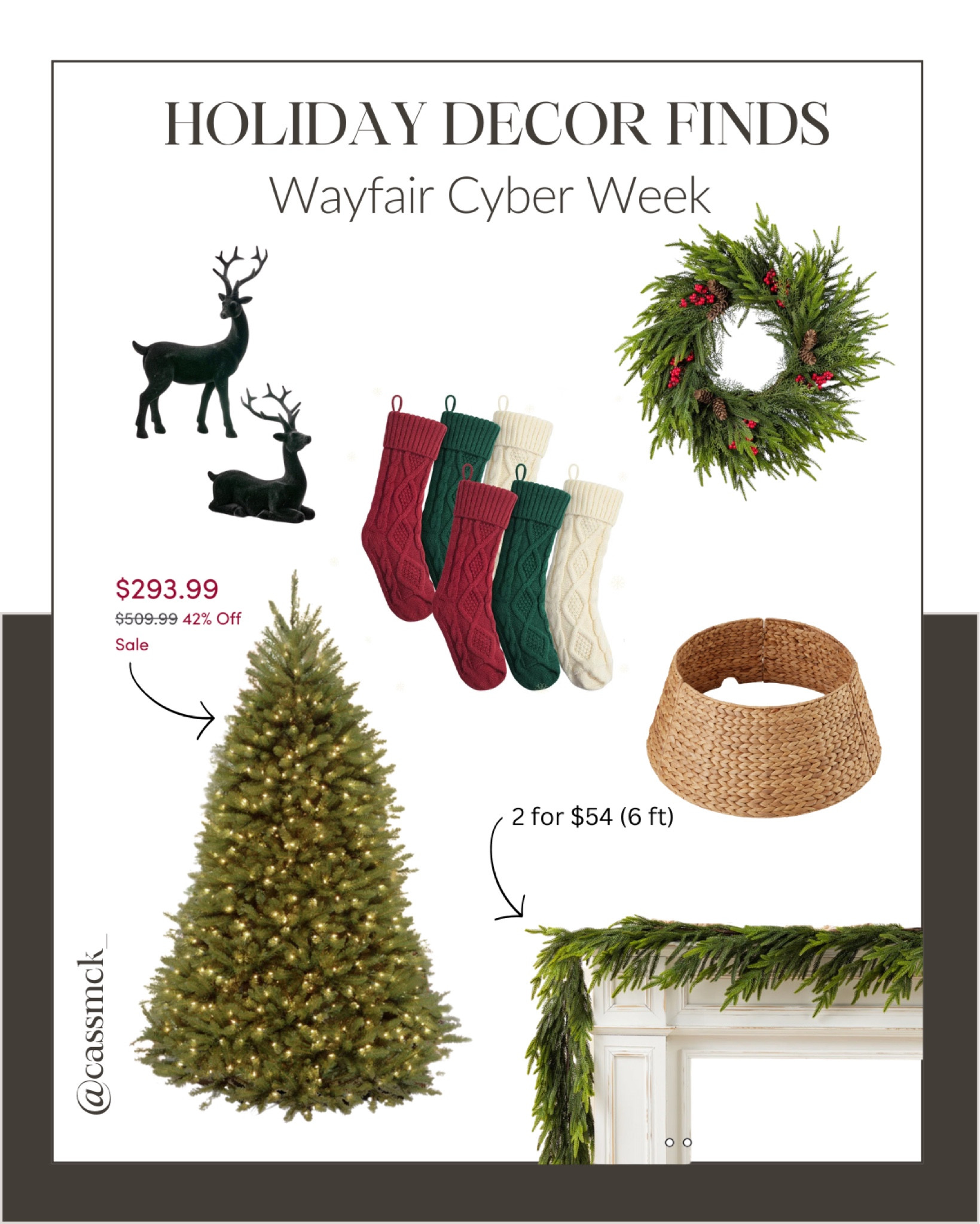 Some of my favorite holiday finds from Wayfair’s Cyber Week sale! Don’t miss out on this sale for up to 70% off these great finds with free shipping!

Holiday decor, Christmas decorations, Christmas decor finds

@Wayfair #WayDay #Wayfair #WayfairPartner #Ad 

#LTKHome #LTKSaleAlert #LTKHoliday