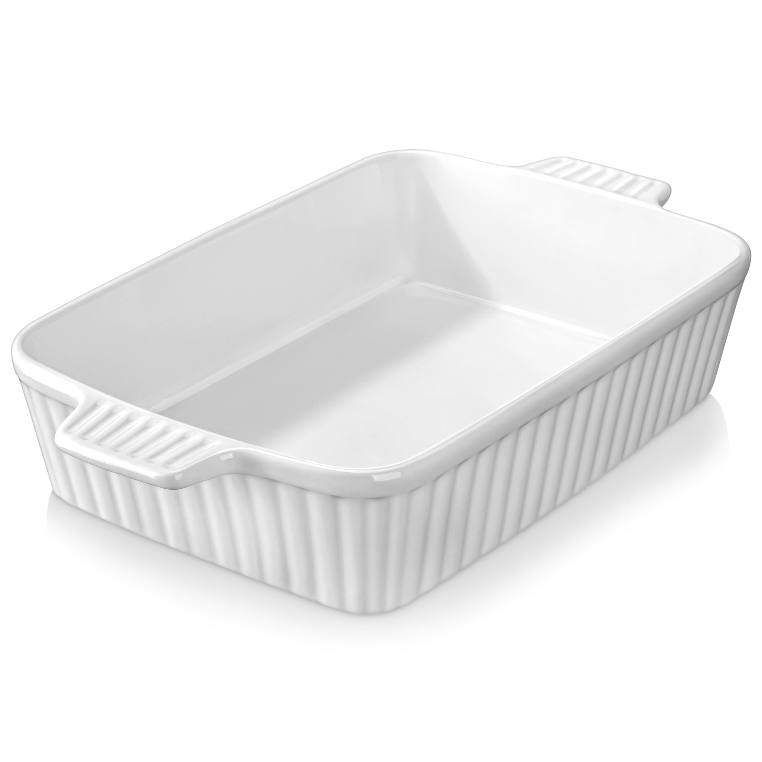 MALACASA 4.4 QT Baking Dish, 9x13 Large Casserole Dish for Oven, Ceramic Baking Pan, Rectangular ... | Amazon (US)