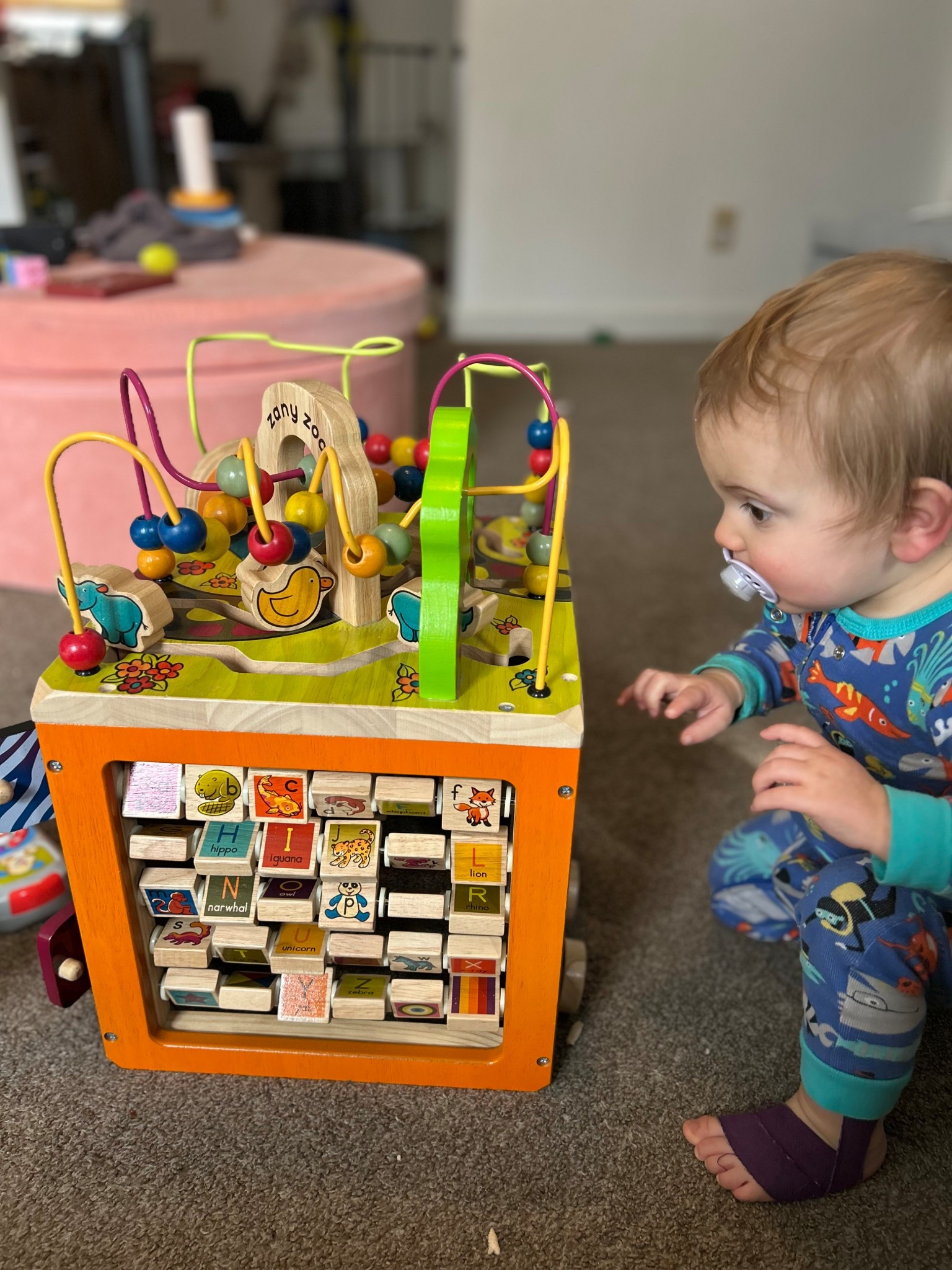 6 months of loving the activity cube. I can’t put it away because it’s used everyday. 

#LTKFamily #LTKBaby #LTKHome