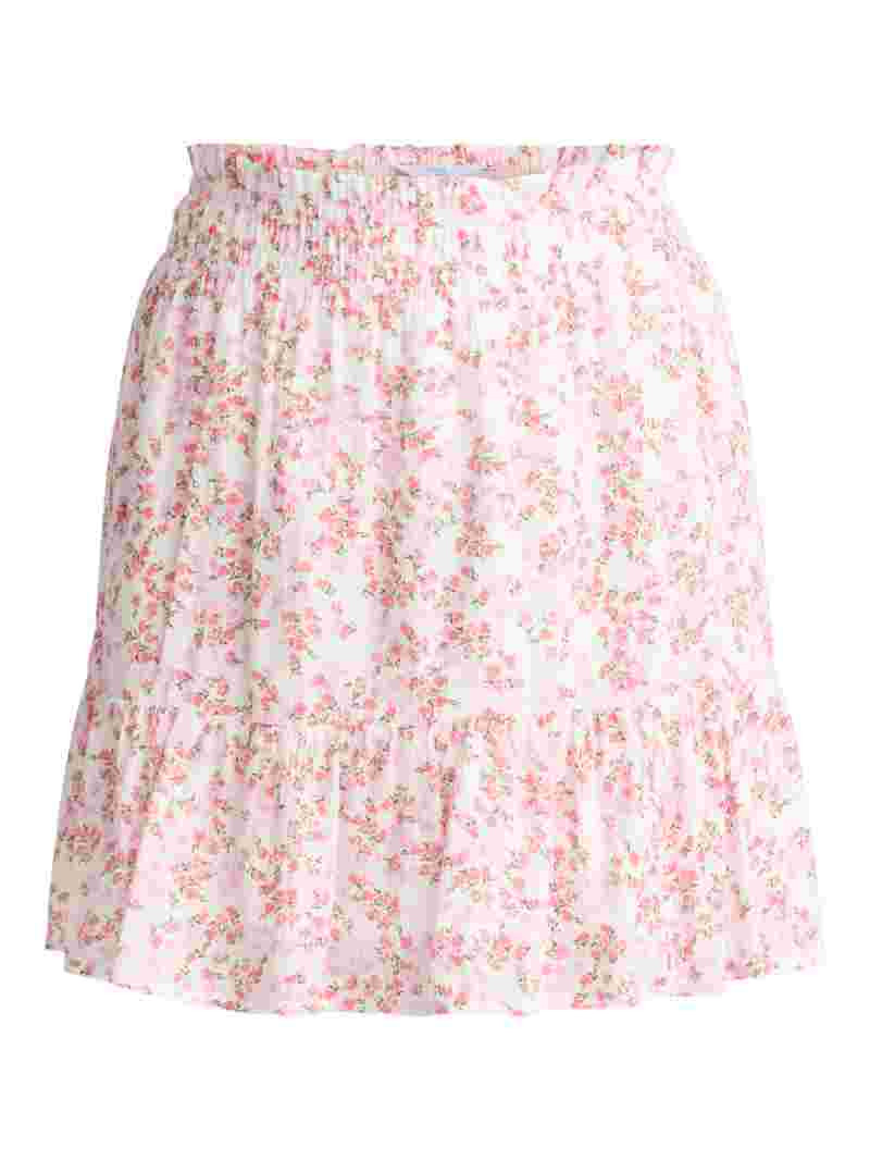 Time and Tru Women's Seersucker Fashion Skirt, Sizes XS-XXXL | Walmart (US)