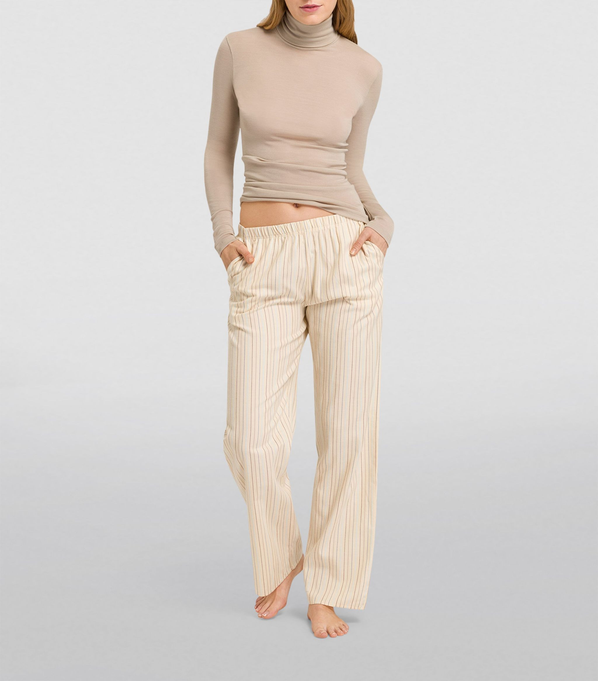 Wool-Silk Rollneck Top | Harrods