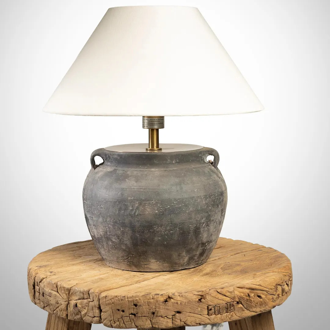 Rustic Pot Lamp - Etsy | Etsy (US)