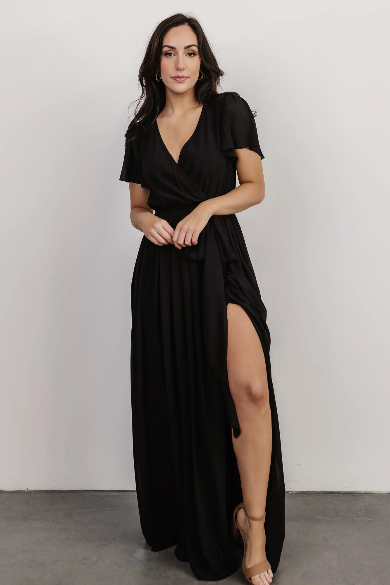Kristina Maxi Dress | Black | Baltic Born