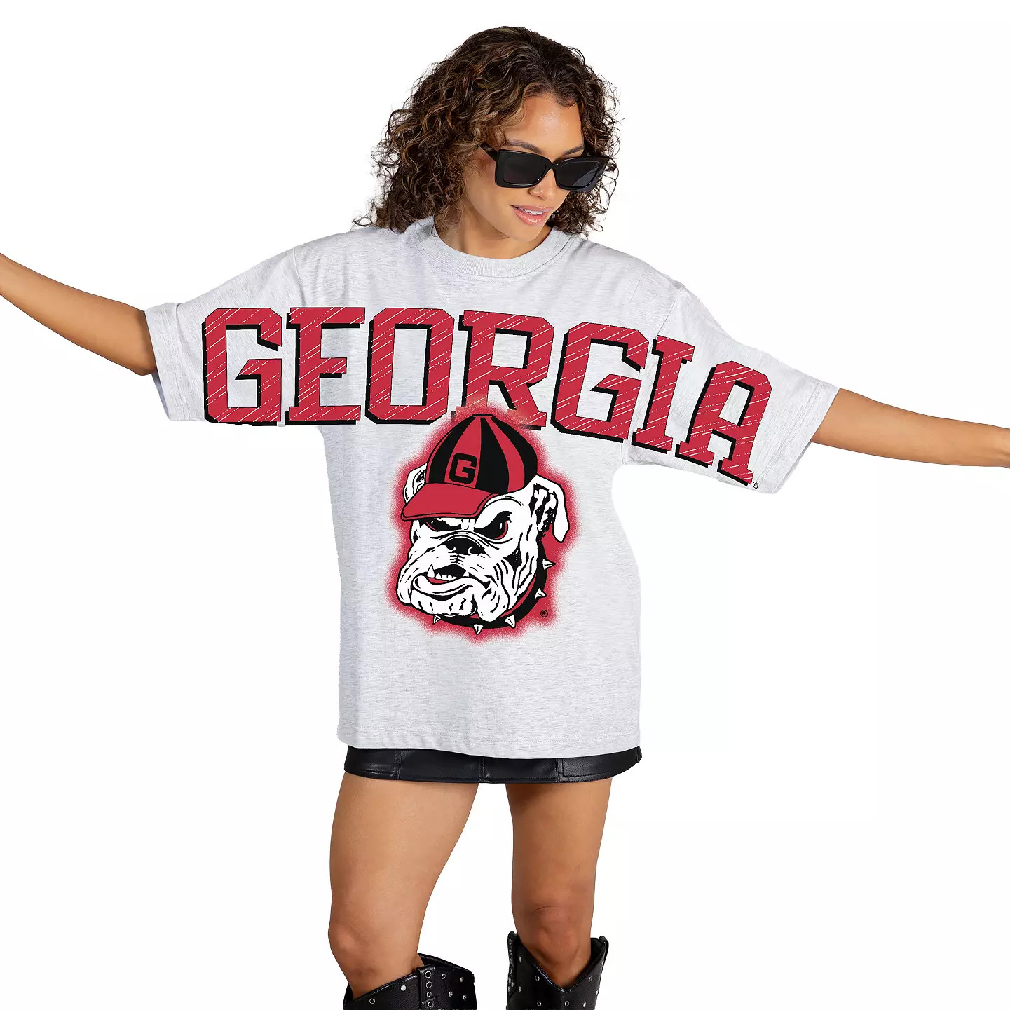 Gameday Couture Women's Georgia Bulldogs White Drip Culture T-Shirt | DICK'S Sporting Goods