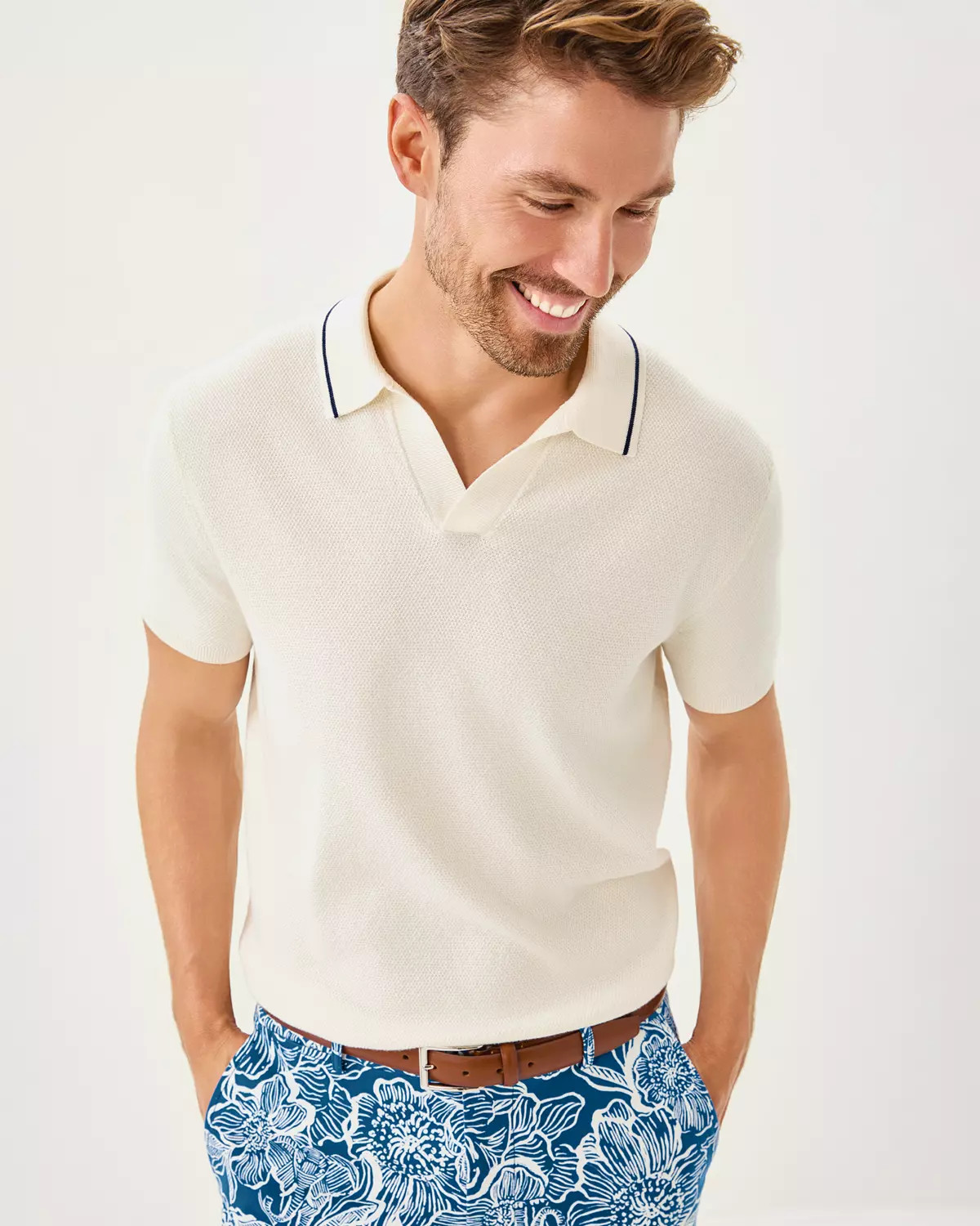 Men's Stuff Devonn Polo Sweater | Lilly Pulitzer