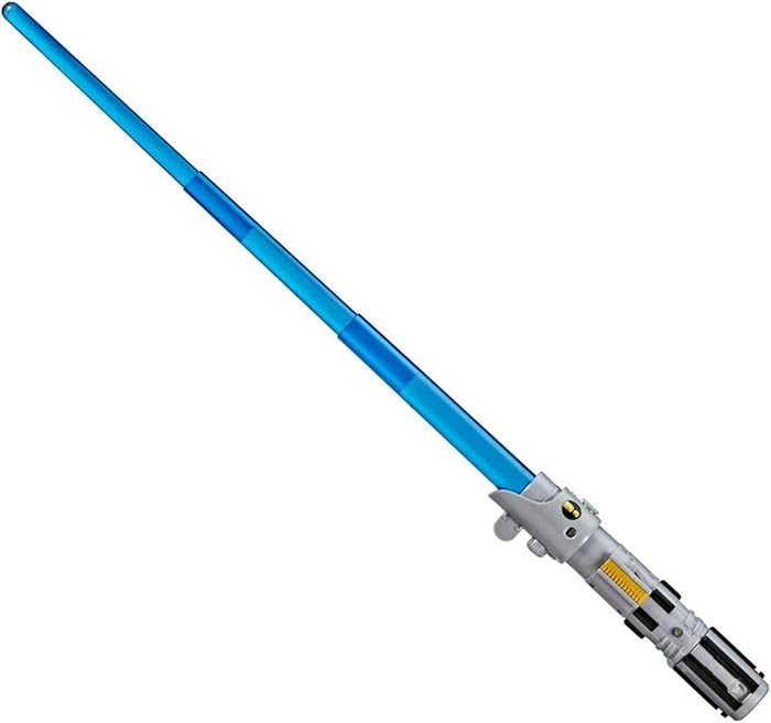 STAR WARS Lightsaber Forge Luke Skywalker Electronic Extendable Blue Lightsaber Toy, Customizable... | Amazon (US)