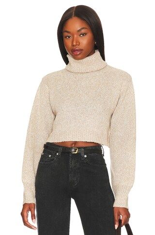 ALL THE WAYS Bellamy Turtleneck Sweater in Tan from Revolve.com | Revolve Clothing (Global)