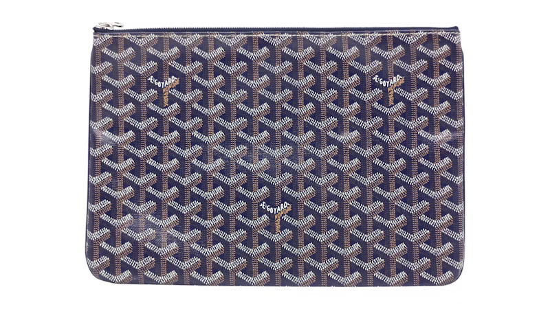 Women's Goyard Senat Pouch MM in Navy Blue | StockX