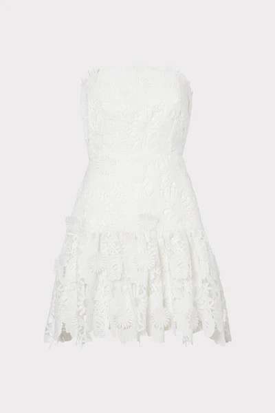 Esther 3D Lace Dress | MILLY