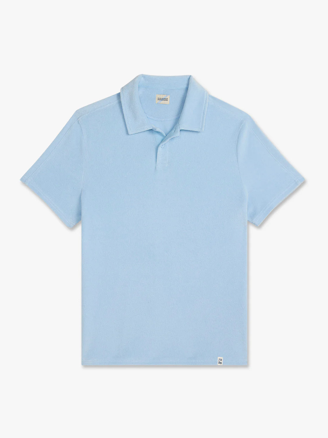 Ravello Terry Polo | Light Blue | Fair Harbor Clothing