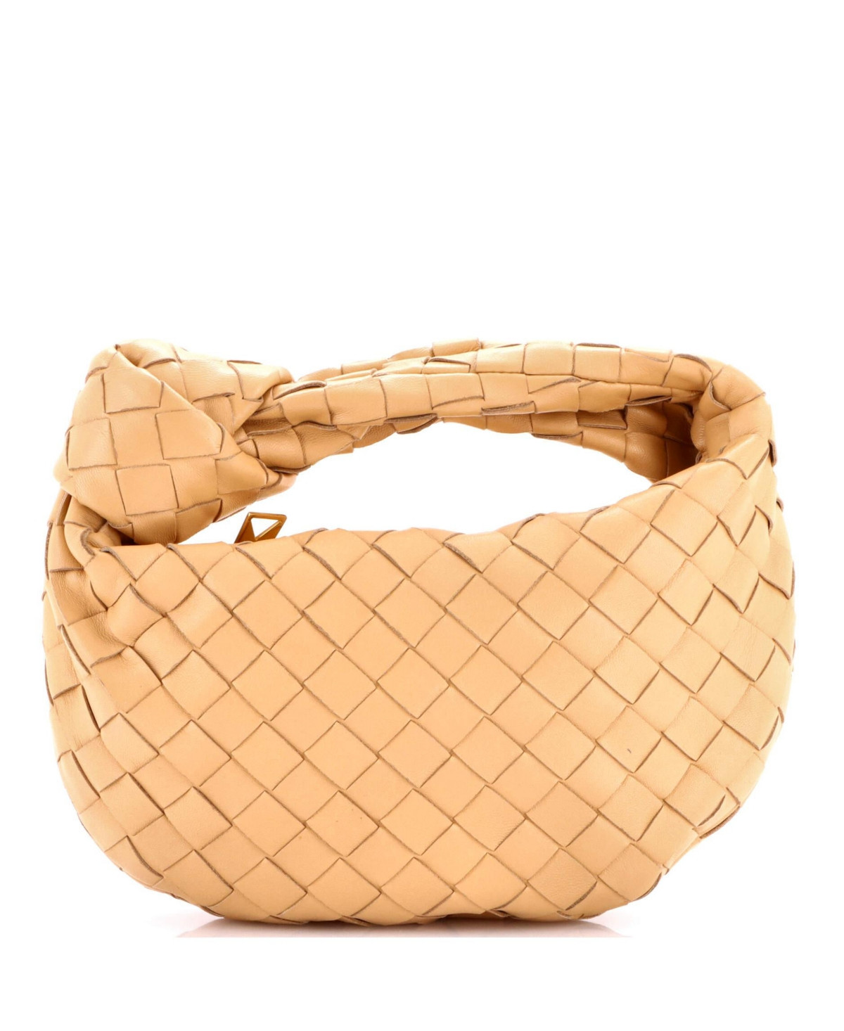 Pre-Owned Bottega Veneta Mini Bv Jodie Hobo Intrecciato Nappa - Natural | Macy's