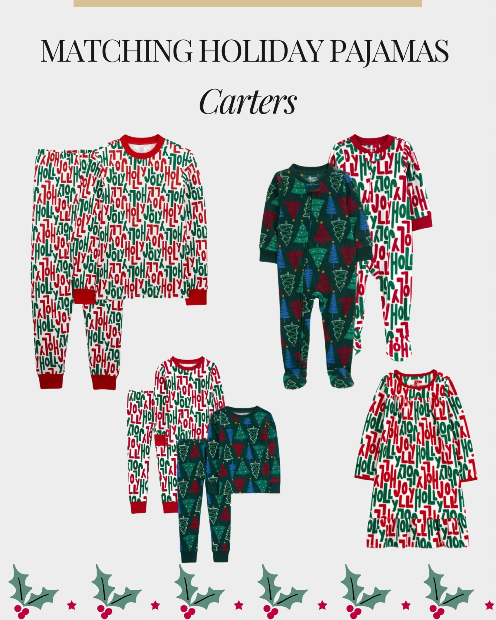 Family Christmas Pajamas 

#LTKHoliday #LTKSeasonal #LTKFamily