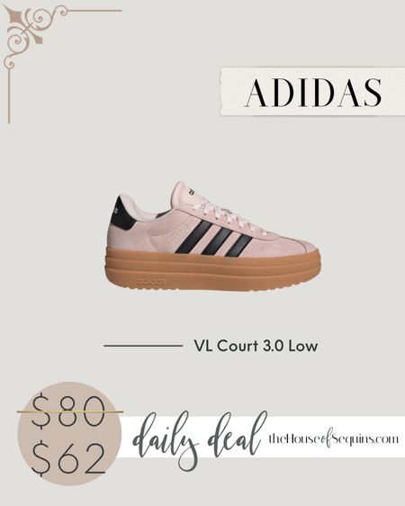SELLING FAST! Adidas VL Court 3.9 Low sneakers NOW $62!