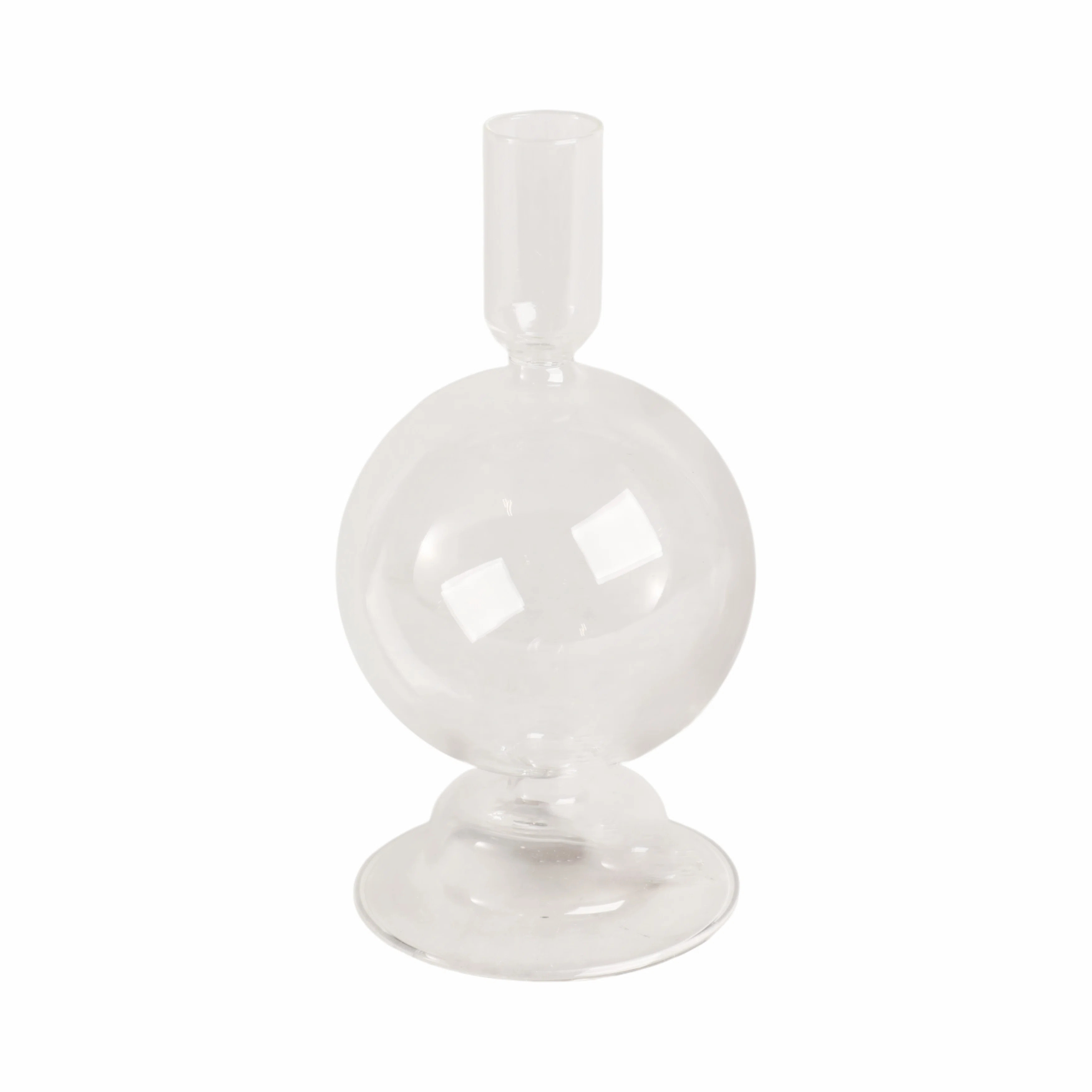 Modern Candle Holder with Round Bubble Sculptural Base – Decorative Candle Holder for Dining Ta... | Wayfair North America