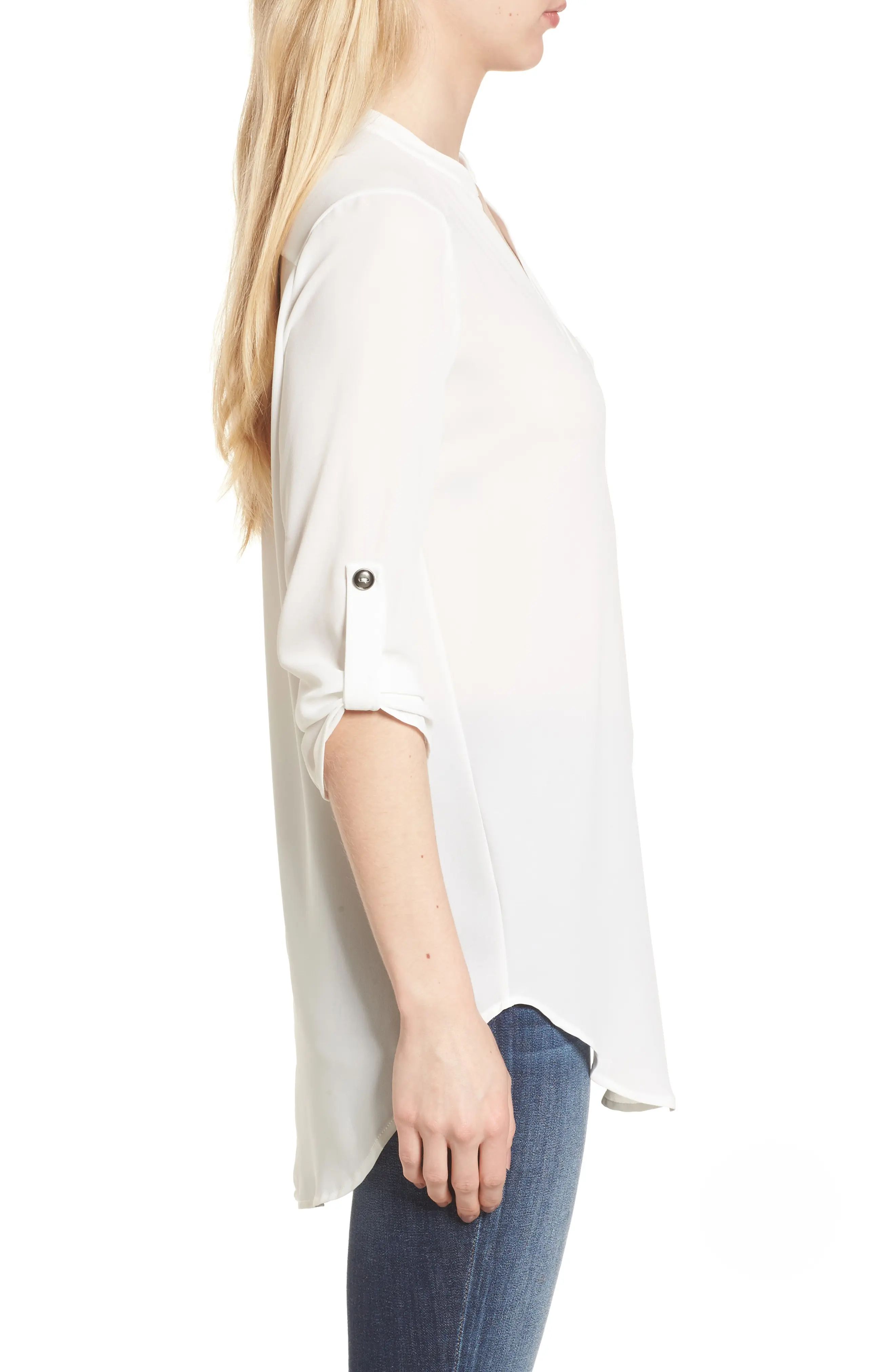 Perfect Roll Tab Sleeve Tunic | Nordstrom