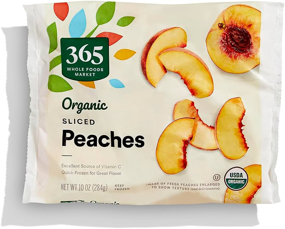 365 by Whole Foods Market, Peaches Sliced Organic, 10 Ounce | Amazon (US)