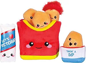 iscream Play with Your Food Kawaii Chicken Nuggets Embroidered Accent 8-Piece 10" x 7" Play Pillo... | Amazon (US)