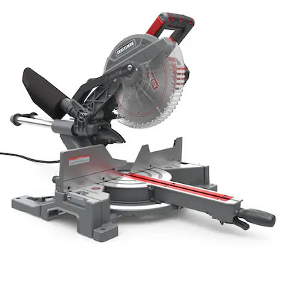 CRAFTSMAN  10-in Single Bevel Sliding Miter Saw (Corded) | Lowe's