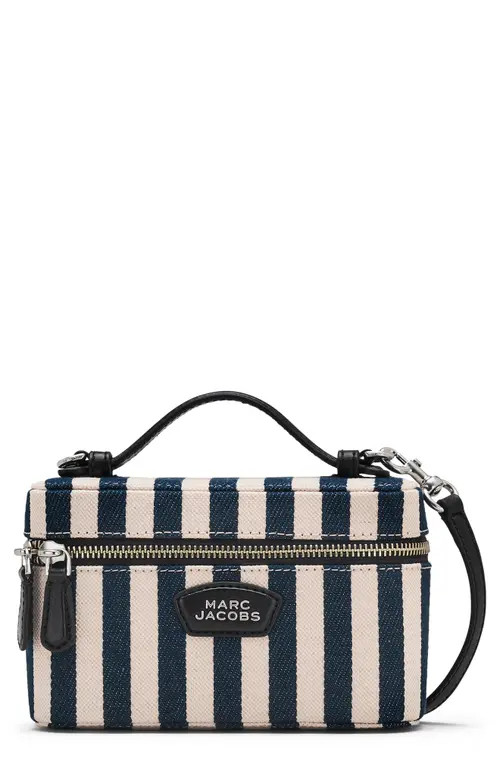 Marc Jacobs The Stripe Canvas Everyday East/West Vanity Bag in Blue Sea Multi at Nordstrom | Nordstrom
