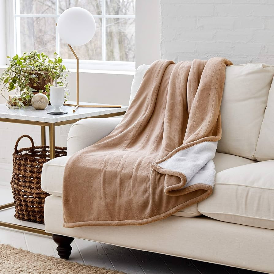 Eddie Bauer | Smart Heated Electric Throw Blanket - Reversible Sherpa - Hands Free Control - Wi-F... | Amazon (US)