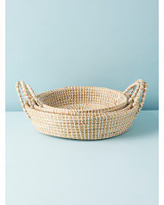 3pk Seagrass Fruit Baskets | HomeGoods