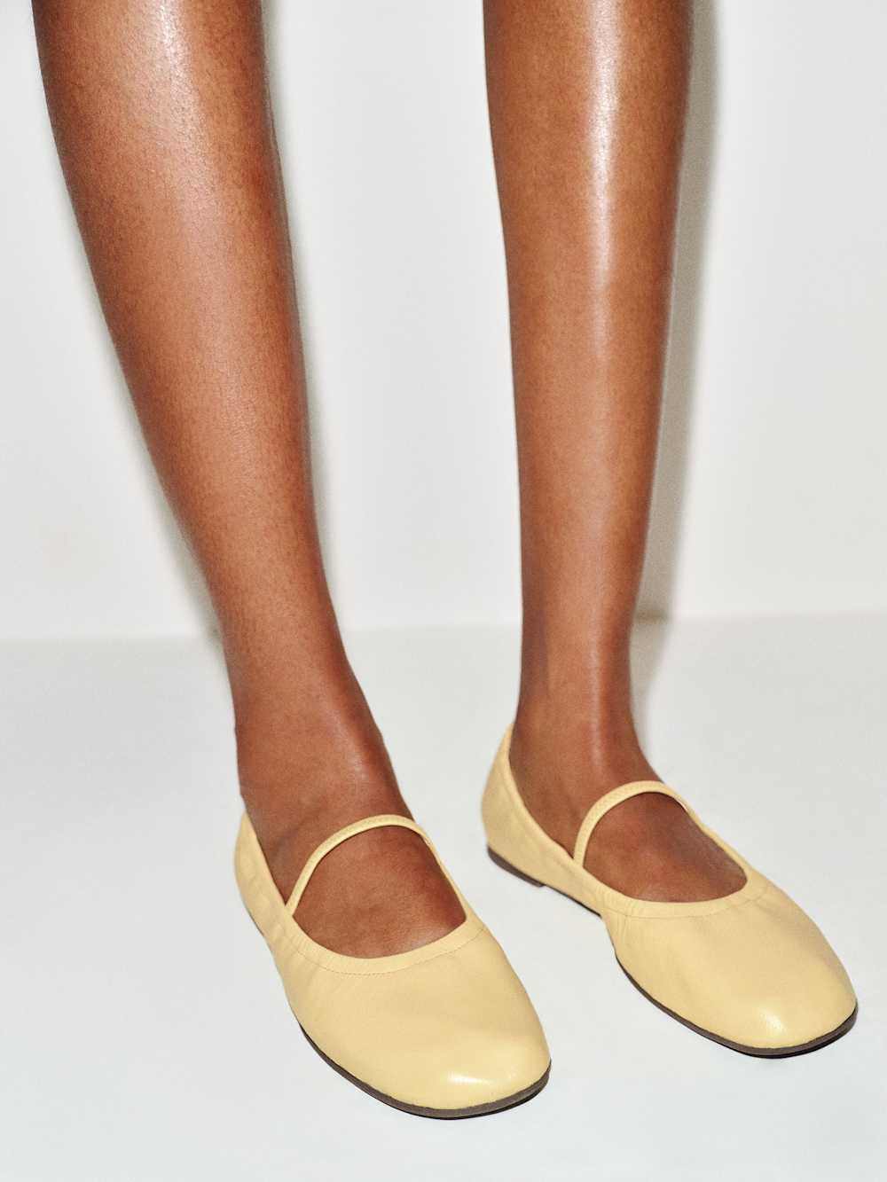 Buffy Ruched Ballet Flat | Reformation (Global)