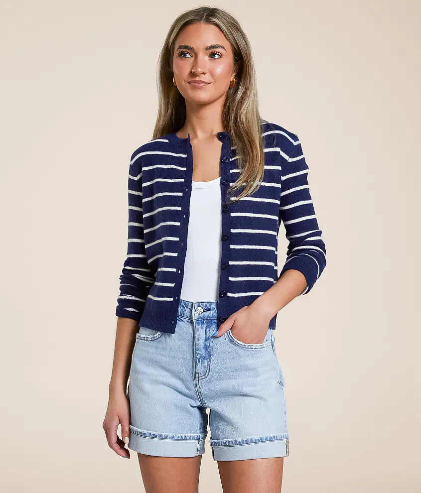 Striped Cardigan Sweater | Buckle