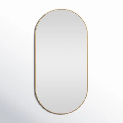 Elington Oval Metal Wall Mirror | Birch Lane