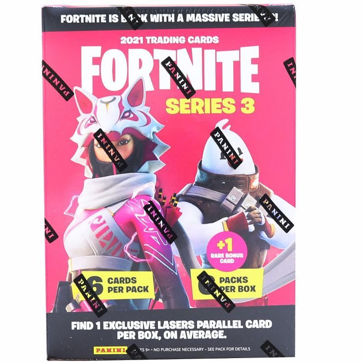 Panini America Fortnite Series 3 Trading Cards Blaster Box | 6 Packs | Target
