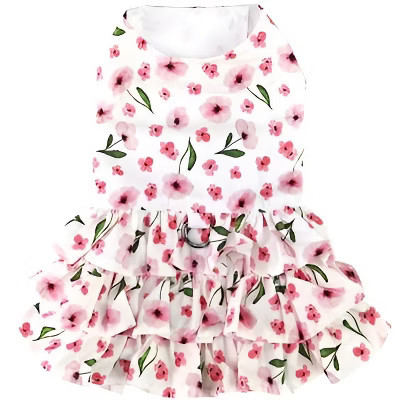Spring Wildflower Dog Dress with Matching Leash(X-Small) | Target