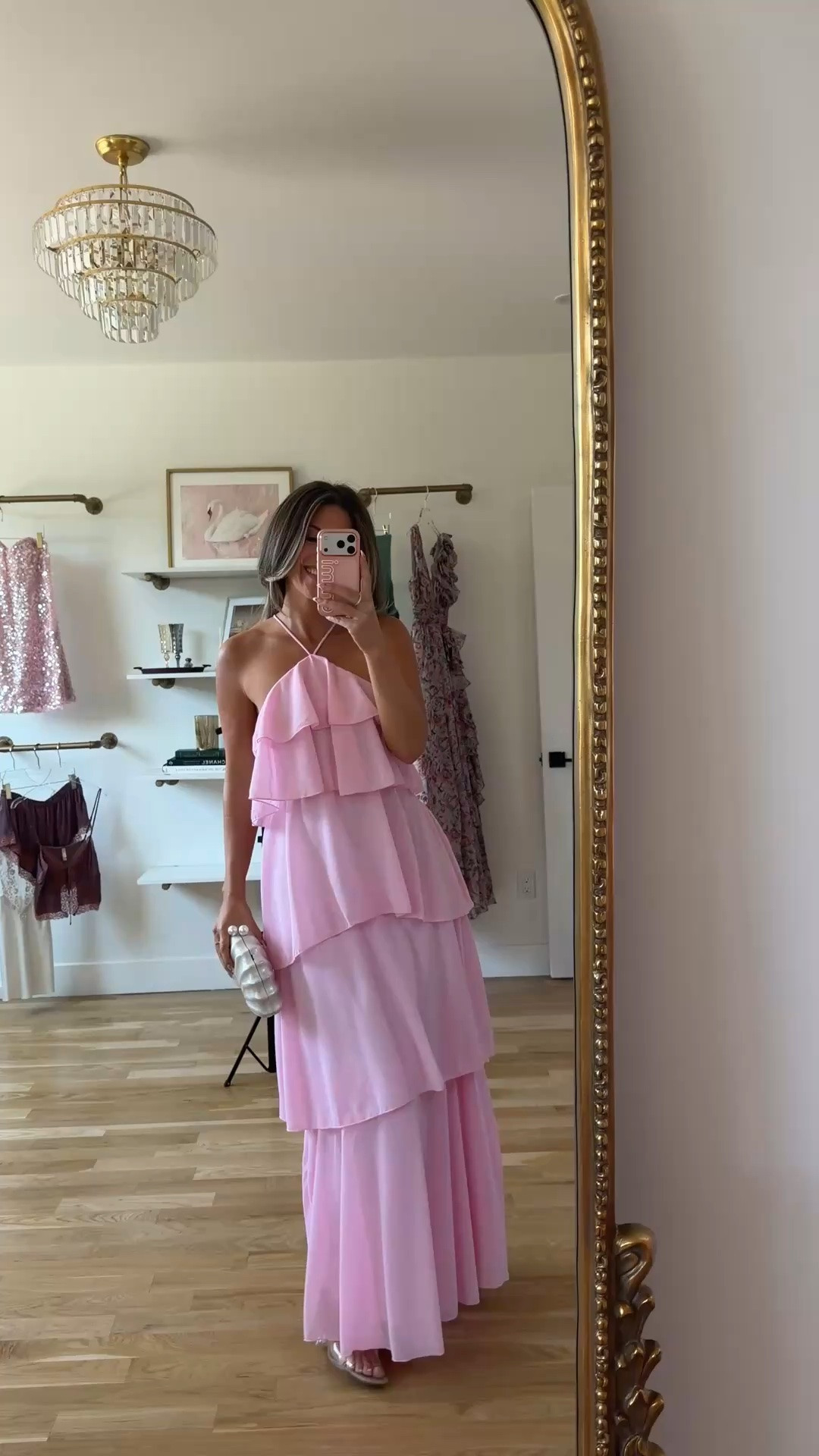 pink flowy tiered maxi with ruffled halter neckline amazon summer resort wear, formal event, wedding guest dress 🌸💍

I’m 5’4” and typically wear a small/2 

amazon fashion, amazon dresses, amazon finds, amazon outfit ideas, amazon summer outfits, affordable fashion finds, summer wedding guest dresses, wedding guest dresses, cocktail dresses, semi-formal dresses, black tie wedding guest dresses, destination wedding guest dresses, garden party dresses, wedding guest outfit ideas

#LTKgrwm #LTKSeasonal #LTKWedding