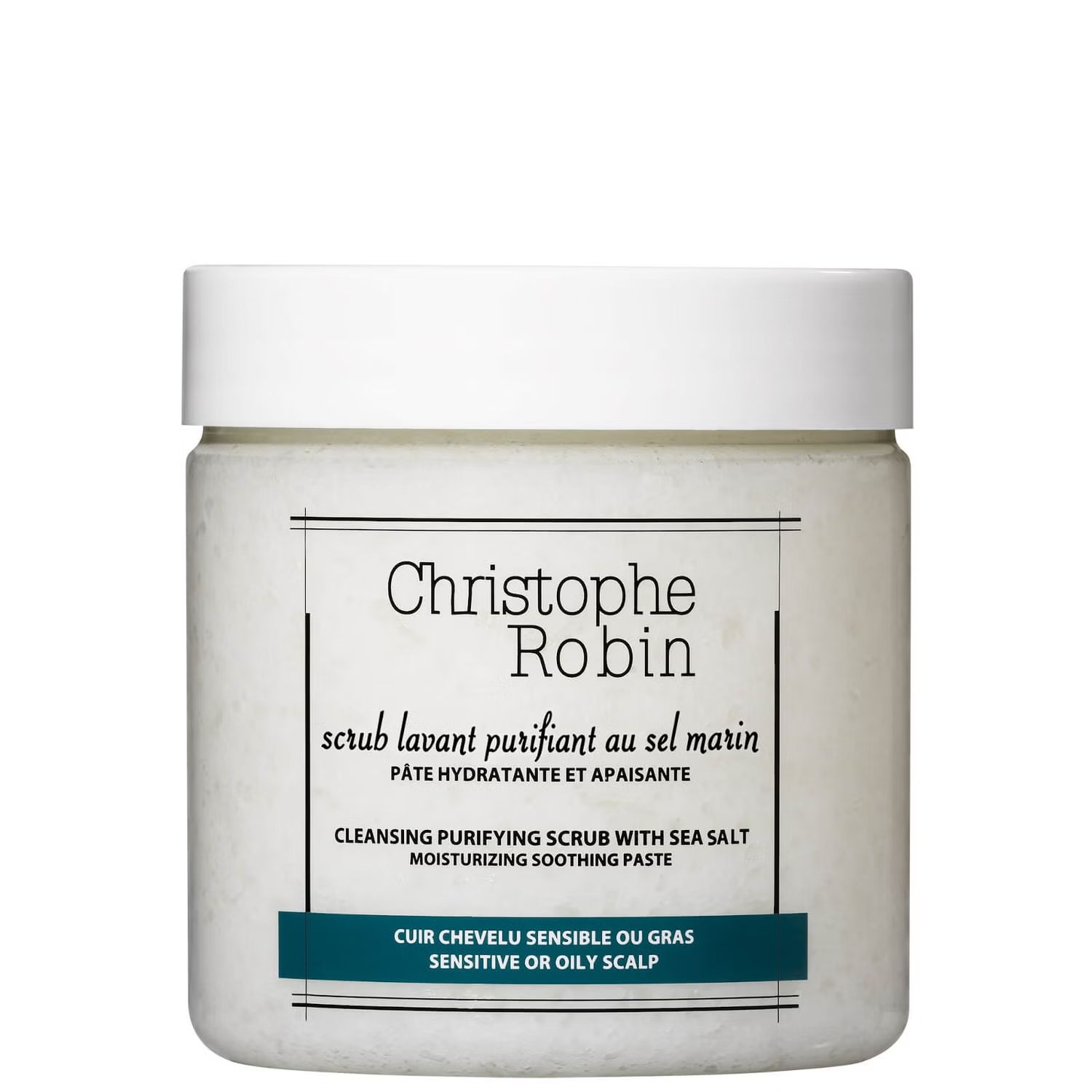 Christophe Robin Cleansing Purifying Scrub with Sea Salt (8oz) | Skinstore