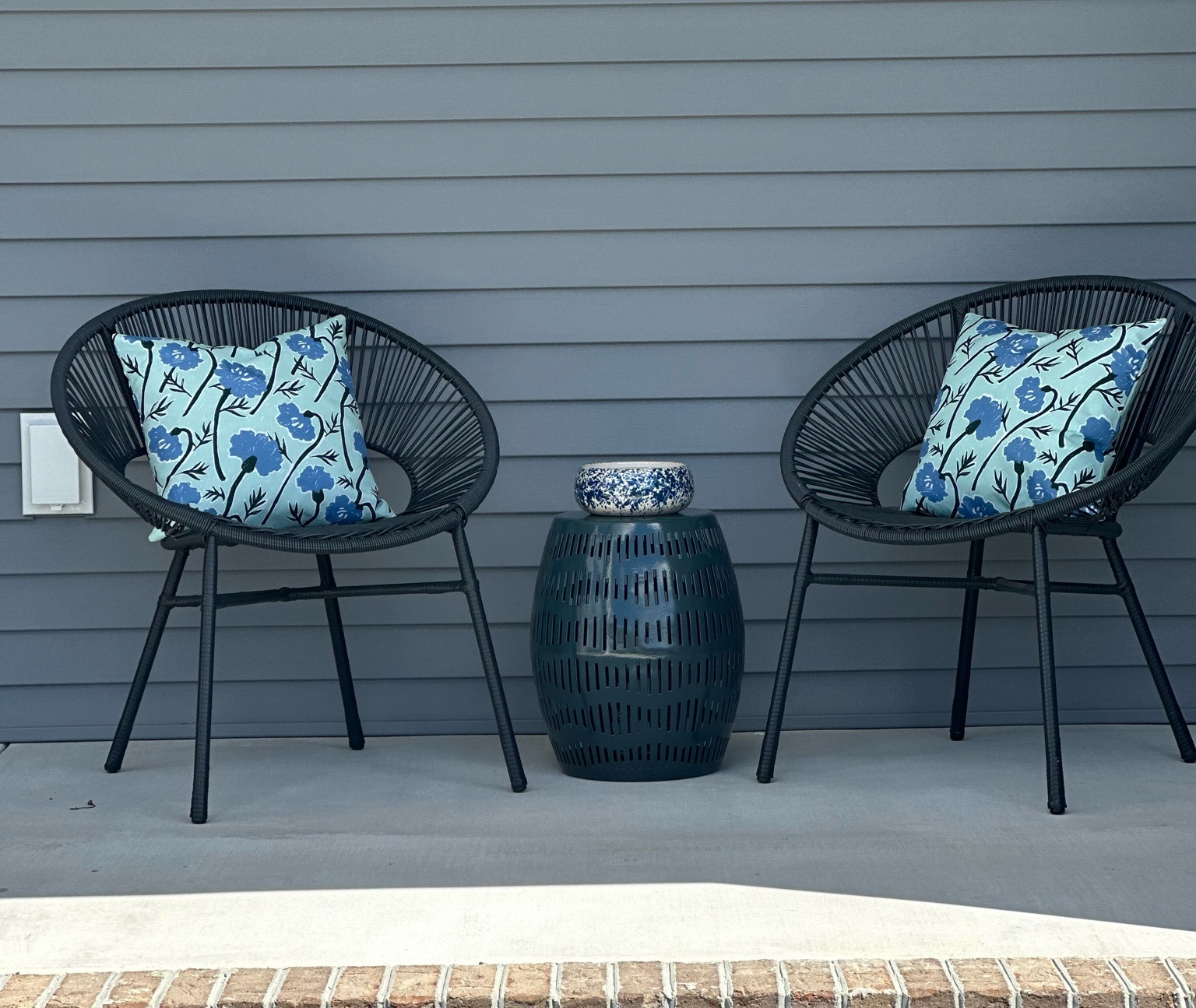 Finally finished our front porch seating area and I’m so pleased with everything! Our chairs are World Market & no longer available- but linked similar ones! Everything else is from Target!

#LTKhome #LTKsalealert #LTKxTarget