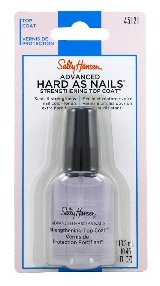 Sally Hansen Hard As Nails®, Top Coat, Nail Strengthener, Nail Protectant | Amazon (US)