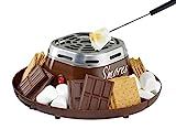 Nostalgia Indoor Electric S'mores Maker - Smores Kit - 4 Compartment Trays - Movie Night Supplies... | Amazon (US)