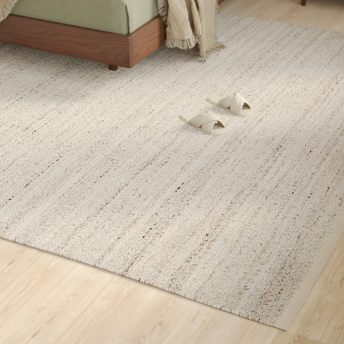 Hurley 8 x 10 Performance Rug - Beige Fleck | Article