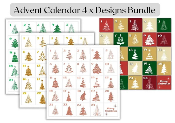 Printable Advent Calendar  DIY Advent Calendar Advent Gift - Etsy | Etsy (US)