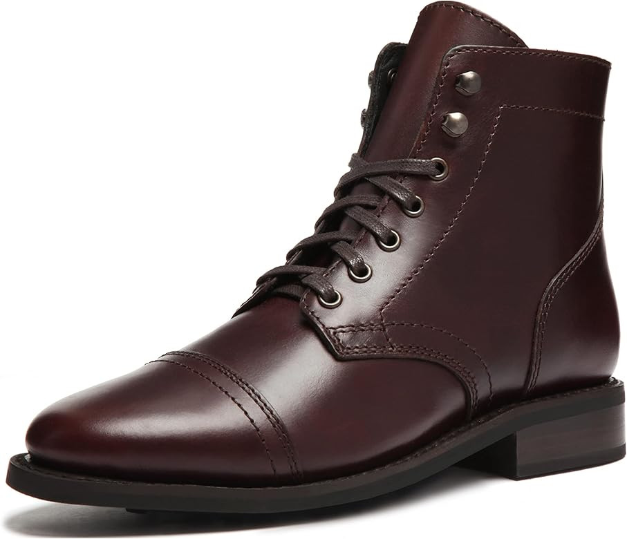 Thursday Boot Company Women's Captain Cap Toe Ankle Boots | Amazon (US)