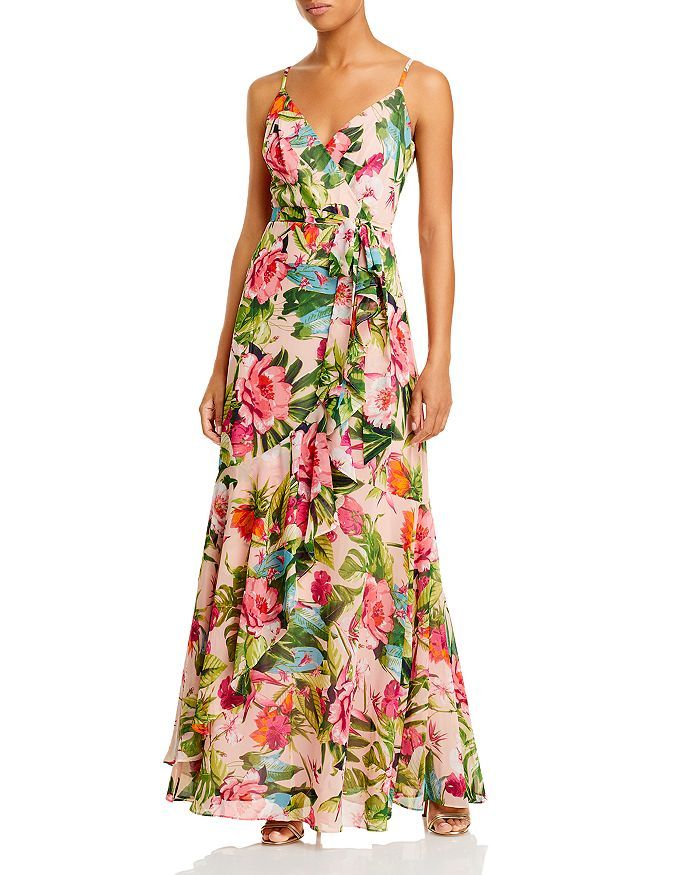 Sleeveless Pleated Chiffon Maxi Dress | Bloomingdale's (US)