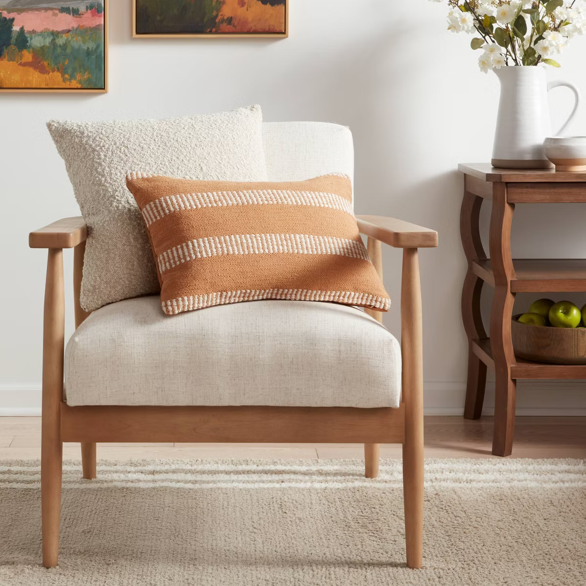 Woven Boucle Square Throw Pillow with Exposed Zipper - Threshold™ | Target