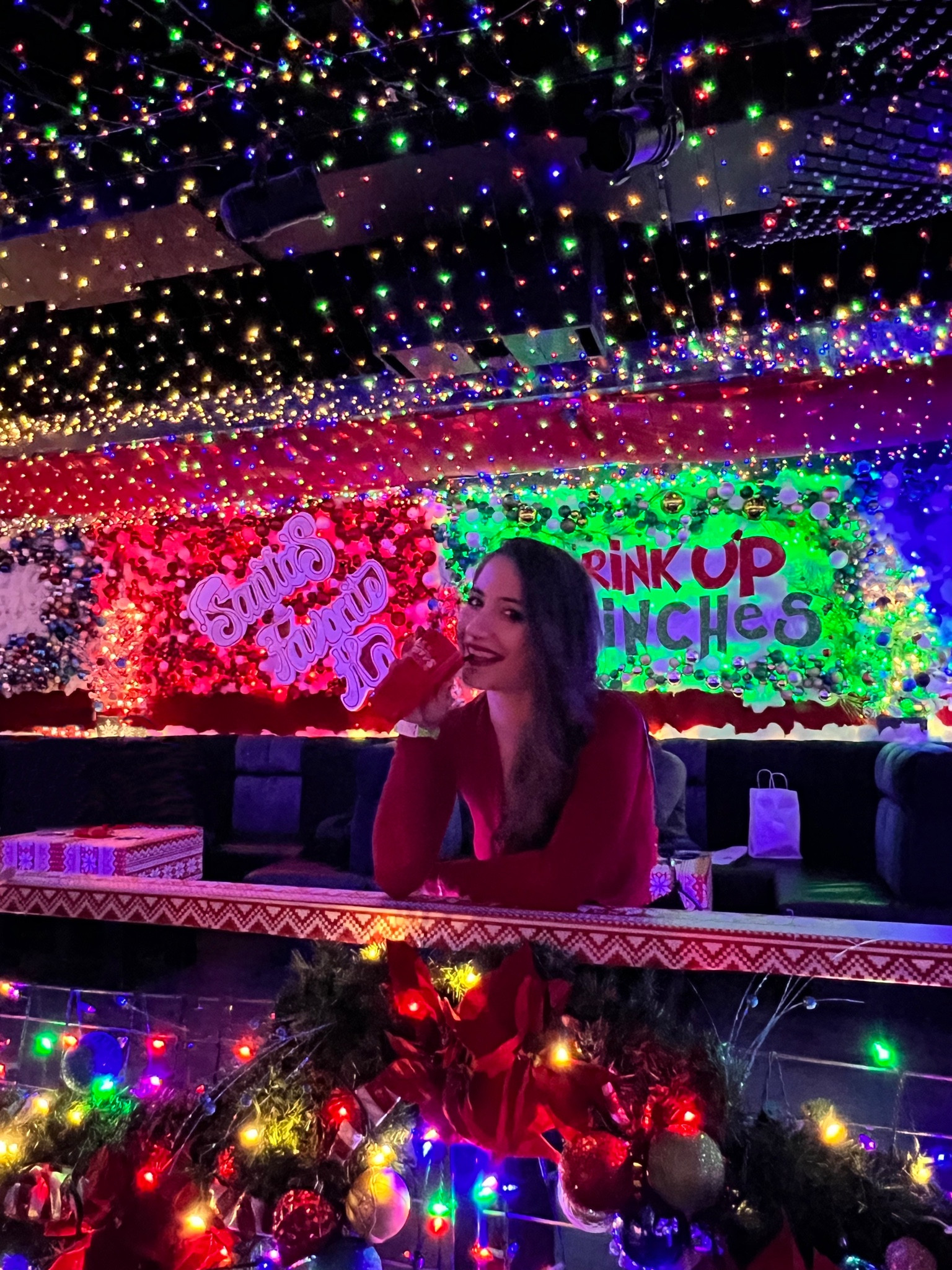 Festive holiday sweaters great for an office Christmas party. Everyone goes crazy over spanx but I love my calzedonia faux leather leggings. Look complete with some leather booties. 

#LTKHoliday #LTKSeasonal #LTKstyletip