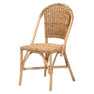 bali & pari Neola Natural Rattan Dining Chair 217-2P-12737-HD - The Home Depot | The Home Depot