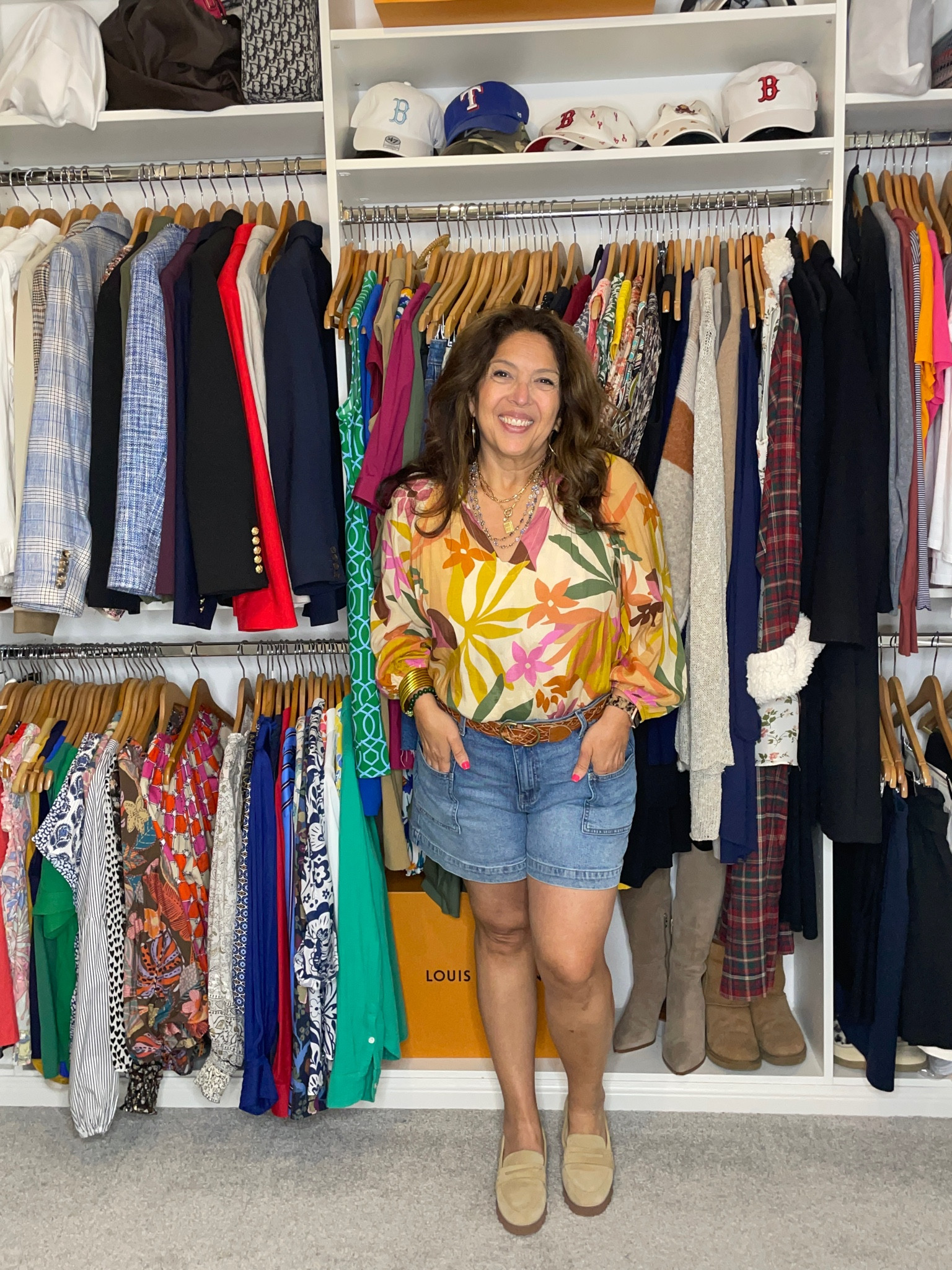 The summer heat has arrived in Dallas, TX. It is hot, hot, hot!

Here are five ways I will be wearing shorts all summer long. 

Which one is your fave?
1, 2, 3, 4, or 5 

Outfit 1
@bananarepublicfactory paperbag shorts (vintage)
@mmlafleur Lisey Cami
@ferragamo sandals

Outfit 2
@everlane Linen Way-High® Drape Short
@jmclaughlin Sleeveless Durham Top
@editedpieces reversible belt
@veronicabeard Hosanna Dickey Jacket
@toryburch sandals

Outfit 3
@everlane Linen Way-High® Drape Short
@mmlafleur Lisey Cami
@editedpieces reversible belt
@toryburch sandals

Outfit 4
Denim Shorts
Velvet Dion Blouse @evereveofficial
@vionic loafers
@madewell braided belt

Outfit 5 
@everlane Linen Way-High® Drape Short
@jcrew vintage vneck tee
@evereveofficial linen blazer (vintage)
@jmclaughlin Lina Reversible Belt
@ally caramel leather flat

Shop my looks:

1️⃣ Going to my profile Stylish Curvy Girl @liketoknow.it 
2️⃣ Take a screenshot and use the LIKetoKNOW.it app 

•
•
•
•
•
•
•
•
•
•
•
#shorts #summeroutfits ##entrepreneur #summerstyle #denim #summerstyle #everydaywear #stylish #workwear #casualstyle #classicstyle #outfitsinspo #fashionista #lifestyleinspo #whattowear #dailylooks #styleinspo #ootd #outfitideas #50plusstyle #blessed #styleatanyage #plussize #betterafter50 #styletip 


#LTKStyleTip #LTKPlusSize #LTKSeasonal