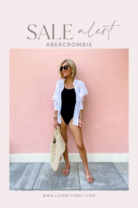 Abercrombie’s 15% off everything sale ends today! Loverly Grey is wearing a small in the one piece and XS in the cover up! 

#LTKsalealert #LTKswim #LTKFind
