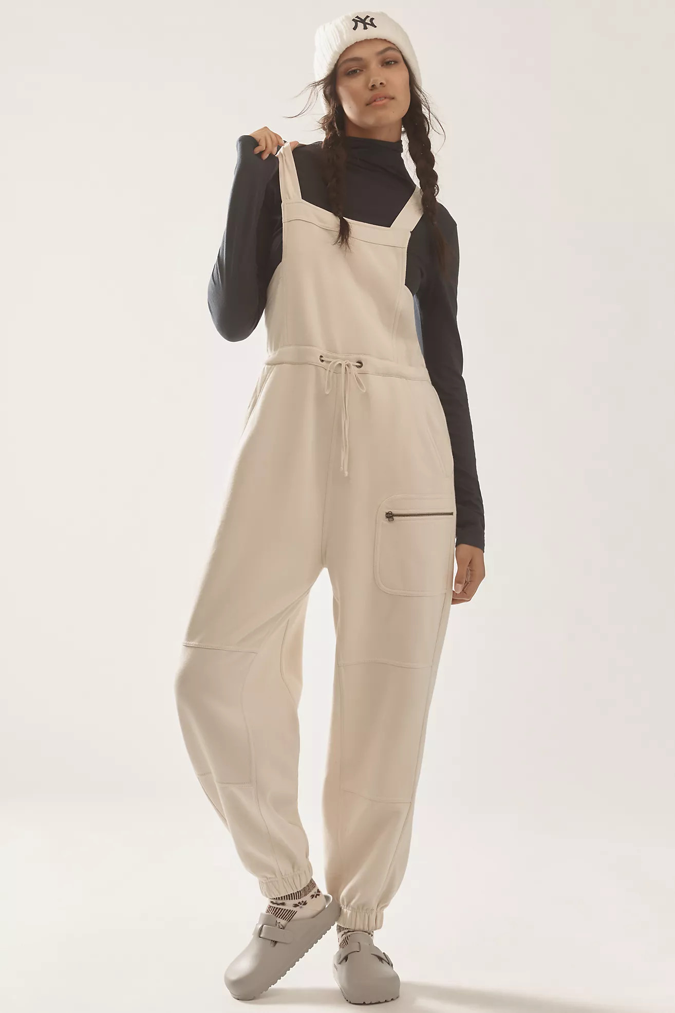Daily Practice by Anthropologie Drawstring Overalls | Anthropologie (US)
