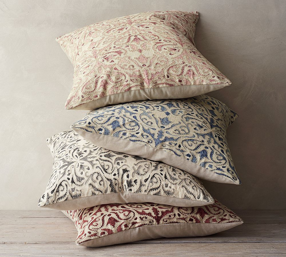 Reilley Embroidered Pillow Cover PinterestFacebookXCopy LinkEmailPrint | Pottery Barn (US)