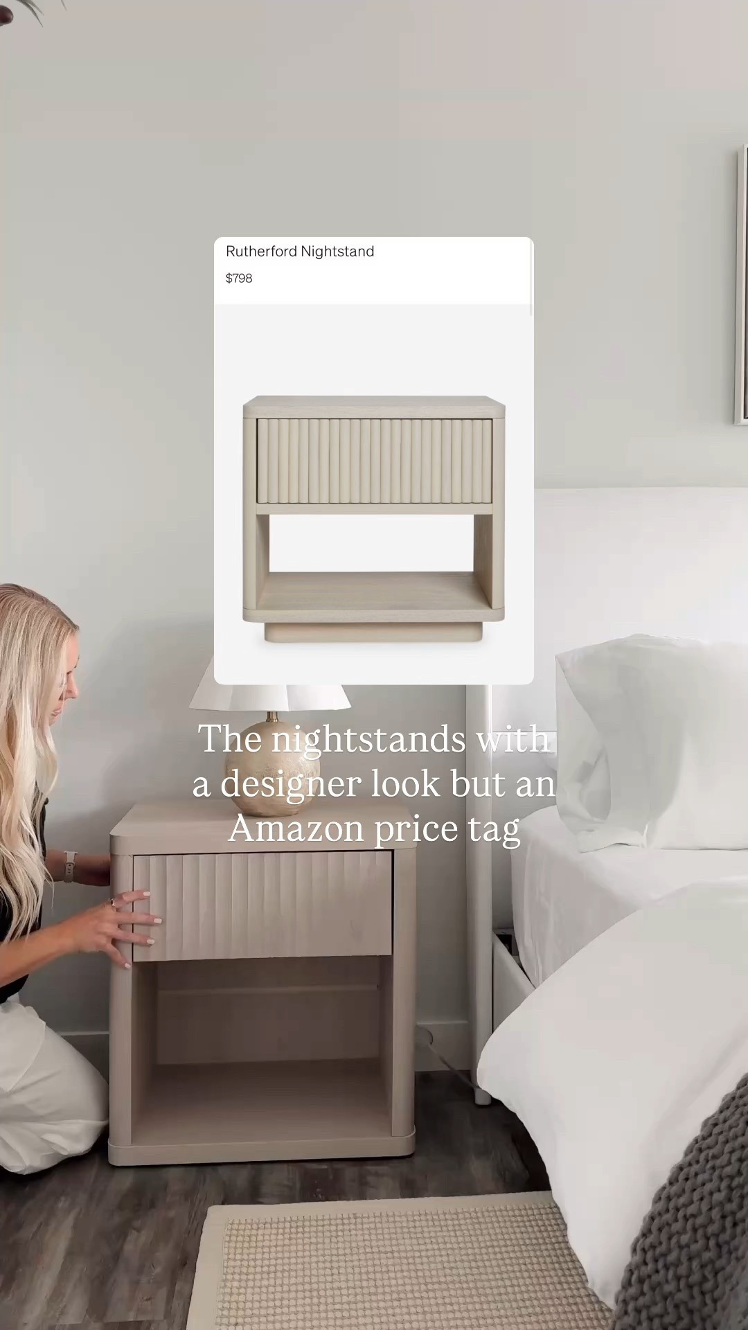 These nightstands are hands-down one of my favorite Amazon finds. The fluted detail, the curved edges, the neutral color… they look way more expensive than they are. And the big drawers actually hold so much which makes them practical too!

#LTKSaleAlert #LTKHome