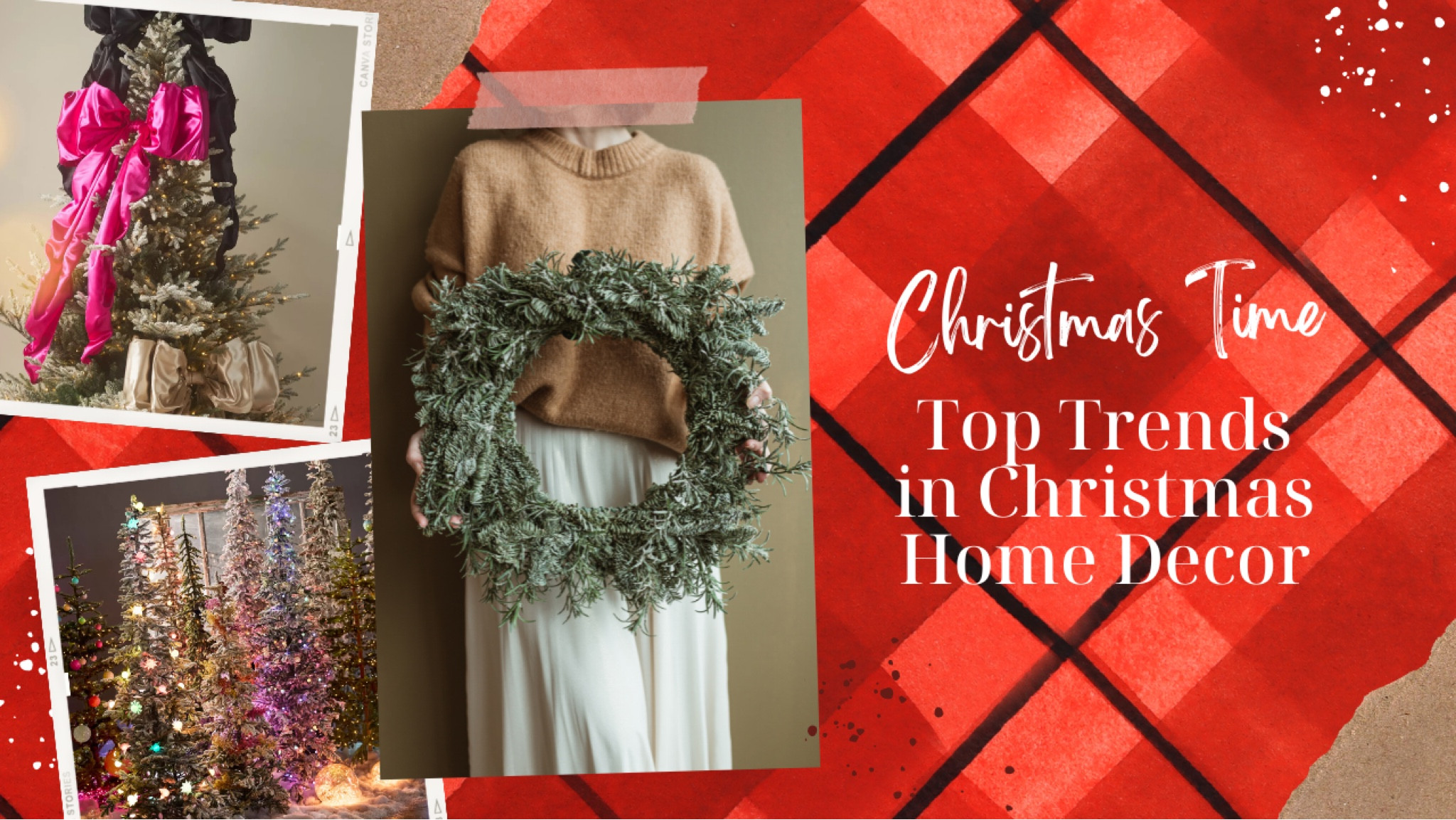 Bows, twinkling lights, garland, and snowy trees are really popular this year!  I can’t wait to start decorating!

#LTKStyleTip #LTKSeasonal #LTKHome